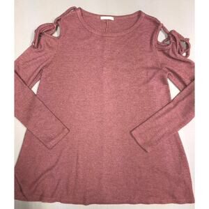 Super Cute Cold Shoulder Top Lightweight Womens M